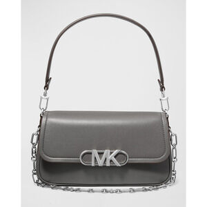 Michael Michael Kors Parker Convertible Pouchette Shoulder Bag Gray 220037